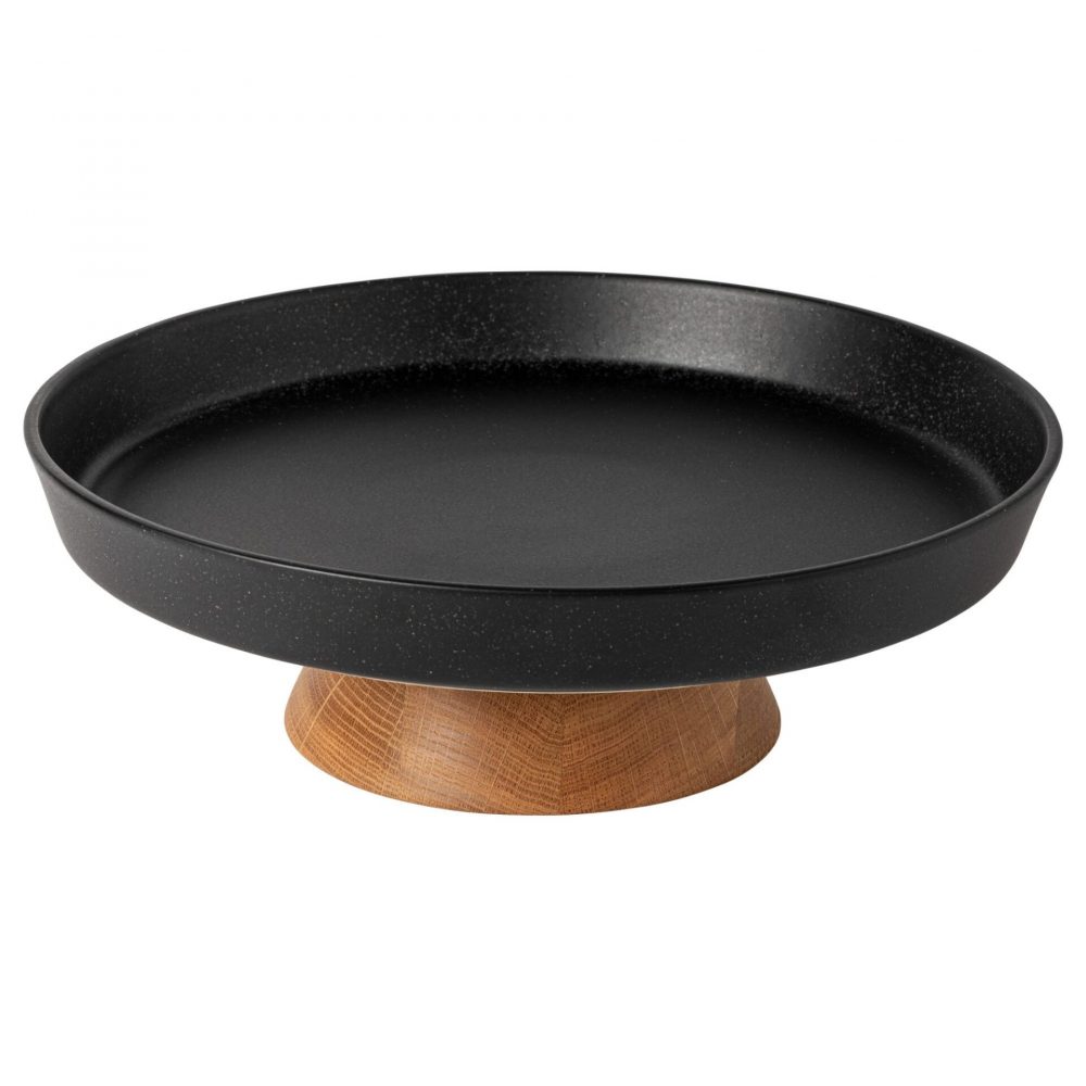Centre de Table/Assiette sur Pied Constellation Noire 33cm - Collection Boutique
