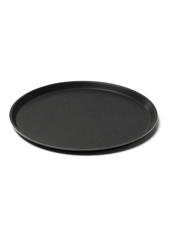 Plateau de service rond antidérapant en fibre de verre 40 cm