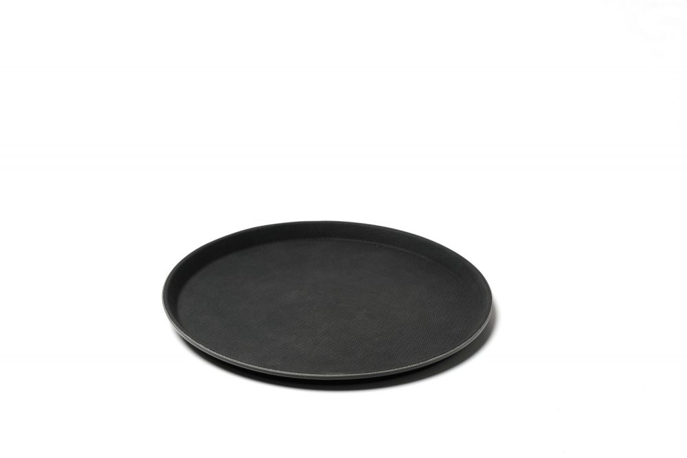 Plateau de service rond antidérapant 56 cm